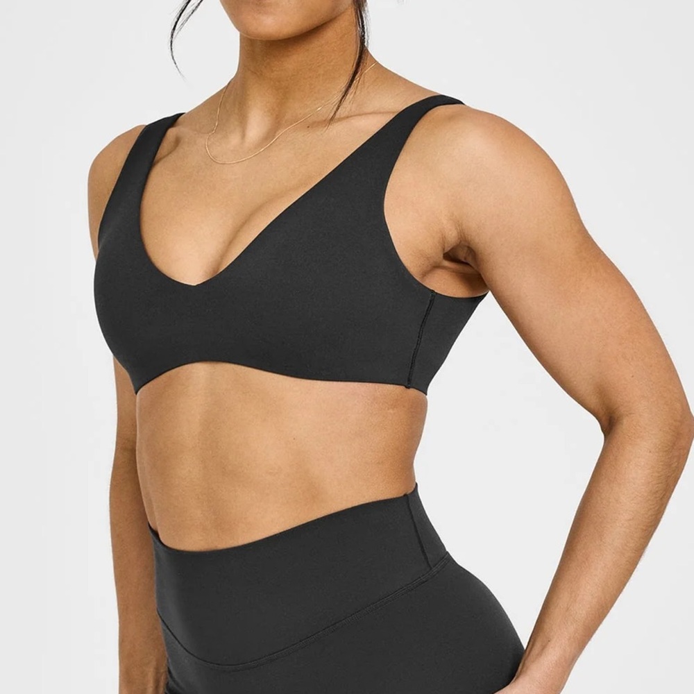Oner Active Soft Motion Scoop Back Bralette (Soft Black)